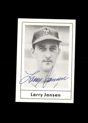 Larry Jansen 1978 Grand Slam Giants authentic autographed card - Image 1 of 2