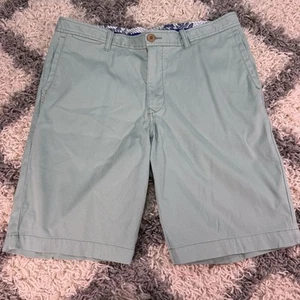 Tommy Bahama Shorts Mens 36 Green Cotton Classic Bermuda - Picture 1 of 8