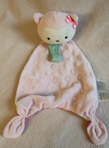 Child of Mine Carters Owl Lovey Blanket Pink Pacifier Holder Rattle Toy EUC - Picture 1 of 10