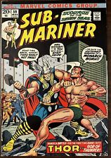 Sub-Mariner #57, 58 & 59 Comic Book 1973 Sharp FN+ Marvel 7.5-8.5! 3 For 1 Low P