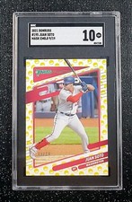 Juan Soto 2021 Donruss Mask Emoji /19 SGC 10