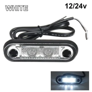 Luz marcadora LED estilo blanco 12V/24V empotrada se adapta a lámpara de funcionamiento Kelsa Bar - Imagen 1 de 7