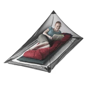 Light Black Summer Outdoor Camping New Mosquito Tent Net Travel Breathable Mesh - Picture 1 of 4