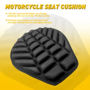 Motorcycle Seat Cover Pressure Gel Relief Cushion AirPad Shock-Absorbing Comfort - Picture 1 of 11