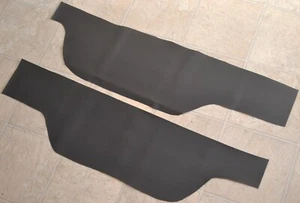 1964 Ford Galaxie 500 Rear Seat Lower Kick Panel Cover at Floor, Black Vinyl - Bild 1 von 5