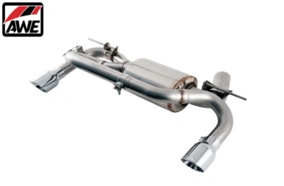 AWE Touring Axle-Back Exhaust w/ Chrome Tips For For 2016-2020 BMW F3X 340i/440i Foto 1 de 4