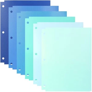 Youngever 12 Pack Heavy Duty Plastic Two Pocket Folders, Binder Dividers with... - Picture 1 of 4