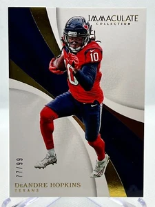 DEANDRE HOPKINS 2017 Panini Immaculate Collection #40 Base /99 - Bild 1 von 2