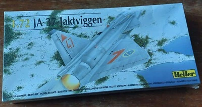 HELLER 80309 SAAB JA 37 JAKTVIGGEN - kit 1/72 NUOVO SIGILLATO (Vintage) - Immagine 1 di 4
