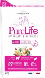 PureLife Flatazor crocchette cane Adult Selection Agnello/Pesce Bianco 2kg - Foto 1 di 1