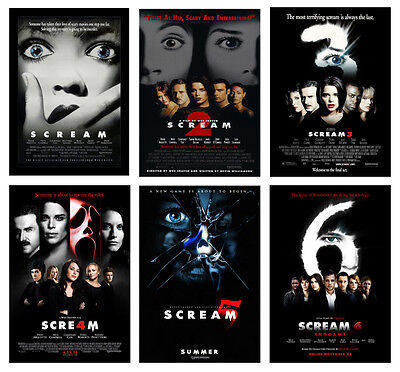 Horror Movie Scream POSTER OPTIONS A3 A4 WALL ART BUY 1 GET 2 FREE POSTERS • 4.85£