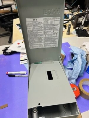 Eaton Main Lugs 125 AMP, 120/240V AC, 1-Phase Load Center (BR24L125RP) - Image 1 of 4