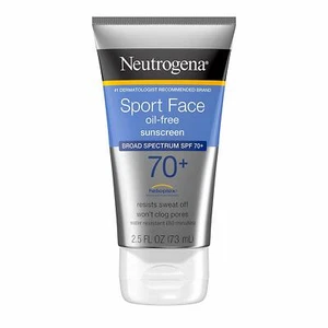 Neutrogena Sport Face Oil-Free Lotion Sunscreen SPF 70+ Broad Spectrum 2.5 OZ - Picture 1 of 6
