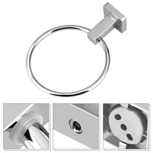 Stainless Steel Towel Ring Holder Bathroom Accessories Wall Mounted - Picture 1 of 8