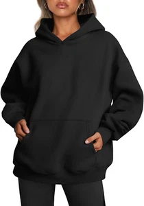 Womens Oversized Hoodies Fleece Sweatshirts Long Sleeve Sweaters Pullover Fall O - Picture 1 of 12