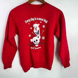Walt Disney World Frozen Olaf Happy Holidays Chrstmas Sweatshirt Kids Youth L - Picture 1 of 9