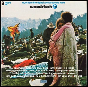 WOODSTOCK (VARIOUS) - 1970 France triple LP - Foto 1 di 9