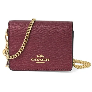 Coach Coin Case Crossgrain CF469 IMBCY Women's Pink - Picture 1 of 3