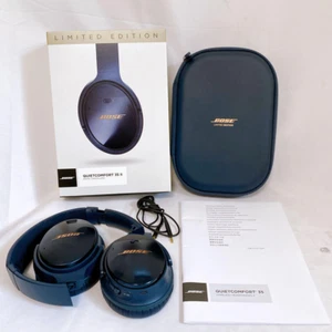 BOSE QuietComfort 35 II Midnight Blue Wireless Headphones QC35 Limited Edition - Picture 1 of 13