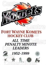 1999-00 Fort Wayne Komets All-Time Penalty #1 Header Card
