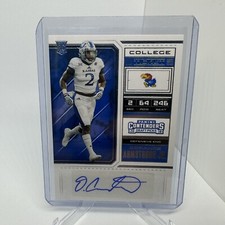 2018 Contenders Draft Picks College Ticket Dorance Armstrong Jr Rookie Auto NM