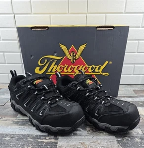 Thorogood Waterproof CT Mens Black Leather Crosstrex Oxford Shoes Size Sz 8.5 M - Picture 1 of 13