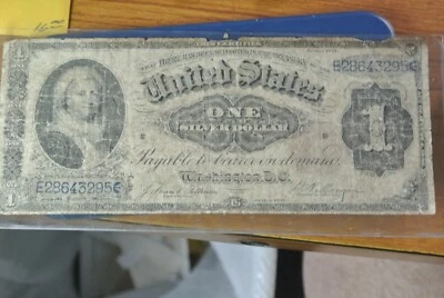 FR. 223 1891 $1 ONE DOLLAR “MARTHA” SILVER CERTIFICATE CURRENCY NOTE - Image 1 of 4