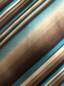 POINTE  EUC Multicolor Striped Silk Tie ITALY  59¾" X 3½" - Picture 1 of 6