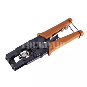 Universal Kompression Crimp Werkzeug BNC RCA F Stecker Koax RG59 RG6 Kabel Draht - Bild 1 von 1