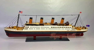 Titanic Standmodell Dekoschiff Modellschiff Nachbildung Schiffsmodell deko neu - Bild 1 von 9