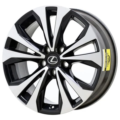 18" Lexus NX300 Wheel Rim Factory OEM ALY180319 2018-2021 Machined Black - Image 1 of 2