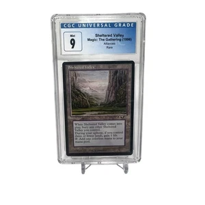 1996 Magic the Gathering Alliances Sheltered Valley CGC 9 Graded Card - Picture 1 of 2