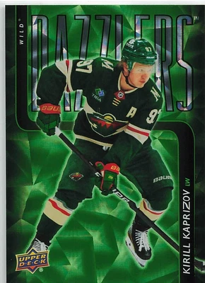 2025-26 Upper Deck Series 1  GREEN DAZZLERS  Kirill Kaprizov  SP - Image 1 of 2