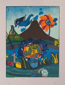 Helmut Kand (1946- ): Das Glashaus entläßt das Grün" - Picture 1 of 16