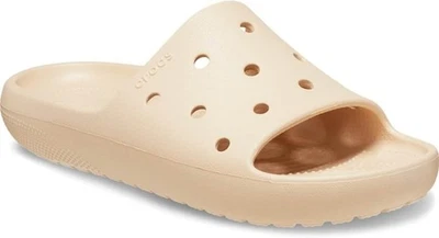 Sandalias Crocs Unisex Adulto Clásicas Slide V2 Shitake EE. UU. Para hombres 7 Para mujeres 9 Foto 1 de 4