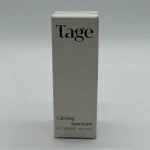 TAGE Calming Suncream in Cyprest (SPF50+PA++++) 40ml Vegan - Picture 1 of 6
