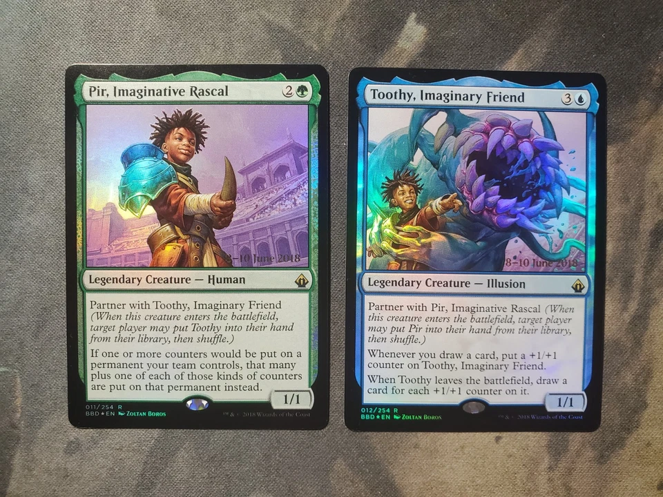 Pir, Imaginative Rascal & Toothy, Imaginary Friend (BBD Prerelease Foils) - Image 1 of 1