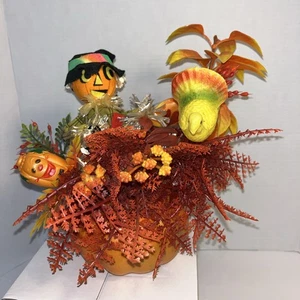 Centro de mesa de calabaza de otoño de Halloween de colección plástico decoración de pavo de acción de gracias - Imagen 1 de 15