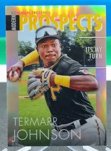 Termarr Johnson Refractor 2023 Bowman Chrome #MP-14 Pittsburgh Pirates  - Picture 1 of 2