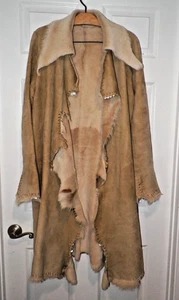WOMAN'S SOFT DEERSKIN DUSTER JACKET CUSTOM MADE APPROX SZ M - Picture 1 of 18