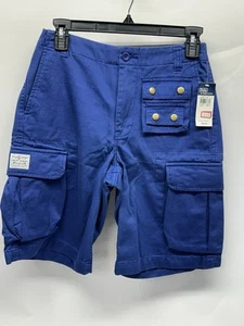 Polo Ralph Lauren Jungen Gr. 12 blau Baumwolle Chino Cargo Shorts NEU (H4) - Bild 1 von 5