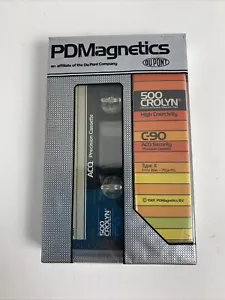 Casete en blanco PDMagnetics 500 CROLYN HG C-90 (nuevo y sellado) - Imagen 1 de 4