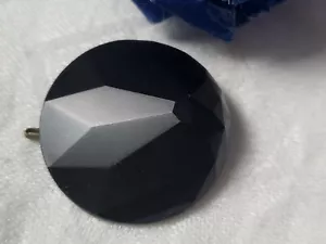 Antique Black Glass Belt Buckle Part for Creation G19C - Picture 1 of 4