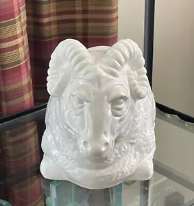 Seymour Mann Ceramic Ram Sheep Planter Mid Century Modern 1975 - Picture 1 of 6