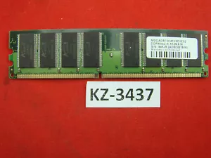 512MB adata DDR1 RAM PC3200 400MHz CL2.5 MDOAD5F3H41Y0D1E02 Memory - Picture 1 of 1