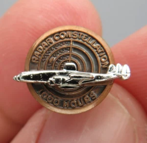 Air Force USAF Lockheed Radar Constellation 1000 Hours Two Tone Pin - Picture 1 of 4