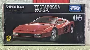 TOMICA PREMIUM #06 FERRARI TESTAROSSA 1/61 SCALE USA STOCK!!! - Picture 1 of 4