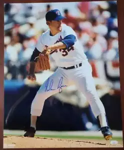 Nolan Ryan JSA Cert Signed 16x20 Photo Autograph Rangers - Picture 1 of 1
