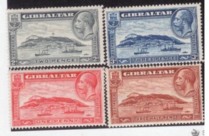 Gibraltar Scott# 96-99 MH - Picture 1 of 1