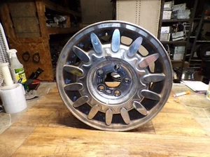 96-98 MERCURY SABLE TAURUS WHEEL RIM STOCK 15x6 5 LUG 4-1/4" 14 SPOKE CHROME OEM - Picture 1 of 7